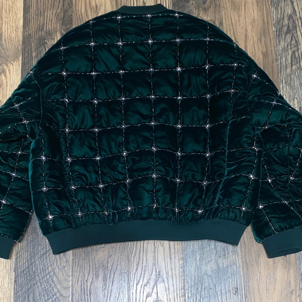 KITH MENS Green BEADED VELVET Jacket - Picture 11 of 11